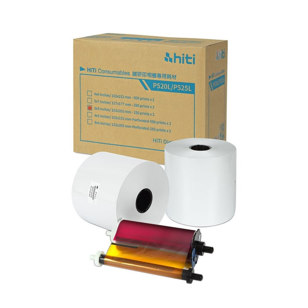Hiti 520 6x8 (15x21) Çipli Termal Kağıt (Yeni tip) (NEW)