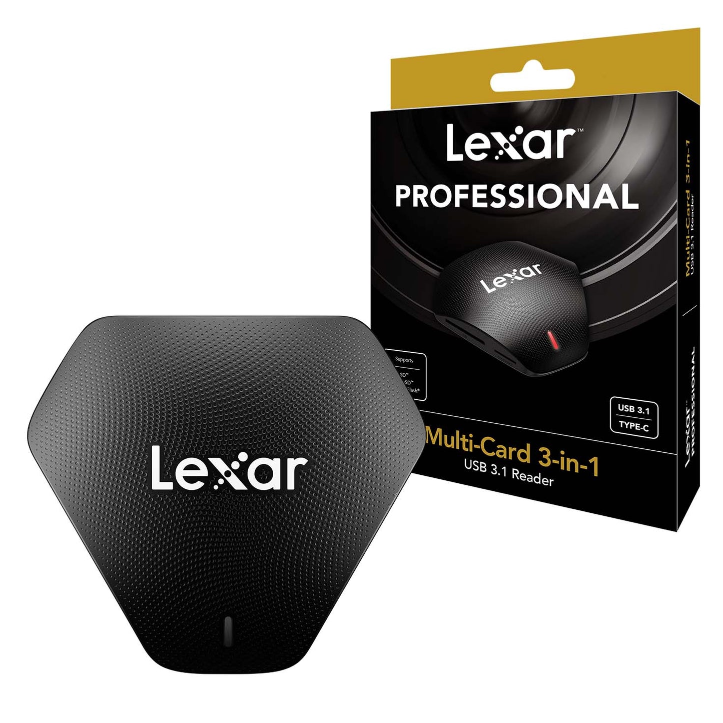 Lexar Professional Multi-Card 3-in 1 USB 3.1 Reader