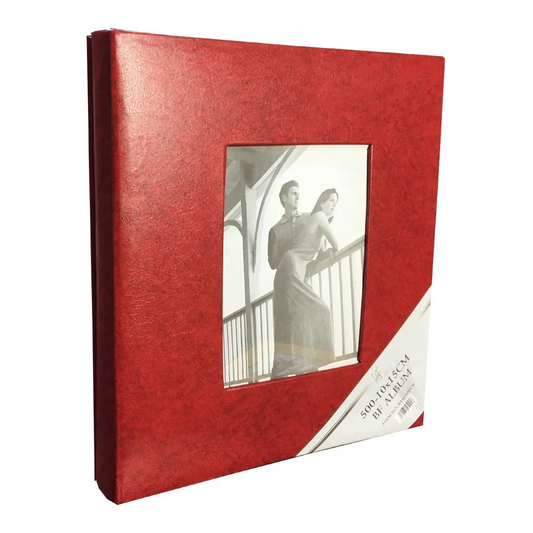 10x15cm 500’lük Çerçeveli Vinleks Deri Albüm