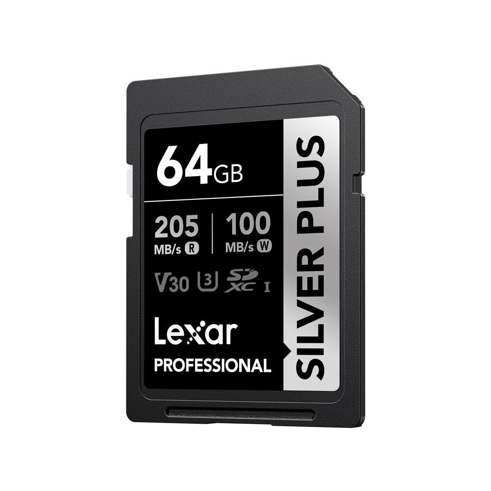 Lexar Professional Silver Plus 64 GB SDXC Hafıza Kartı(205MB/S-100MB/S)