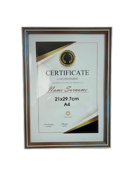 20x30 Kahverengi Evrak Çerçevesi