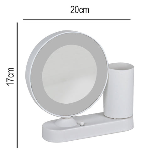 Kalemlikli Yuvarlak Sihirli Ayna - 17x20cm