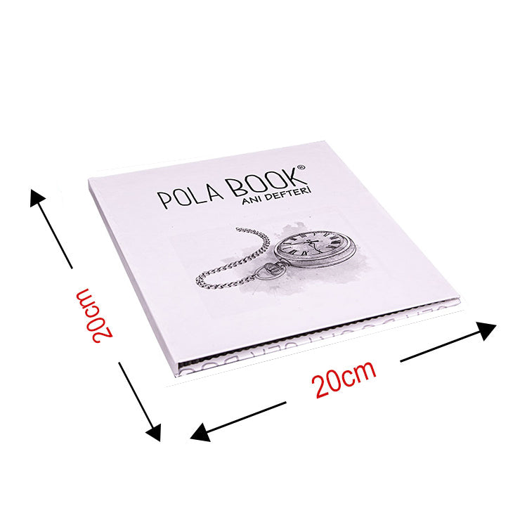 Polabook Kendin Yap Saatli Anı Defteri